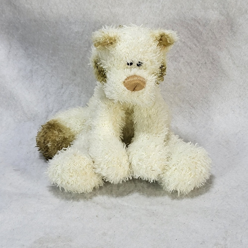 Gund Mussy Kitty Cat Plush Stuffed Animal Cream Tan Striped Floppy Toy 12 Inch